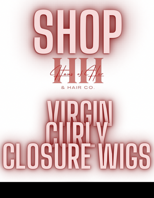 Virgin Curly Closure Wigs